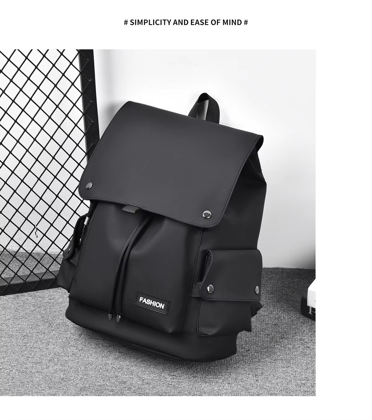 Large Capacity Modern Business School Oxford Laptop Backpack product detail