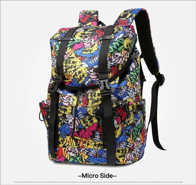 Modern Travel School Casual Oxford Roll Top Backpack product detail