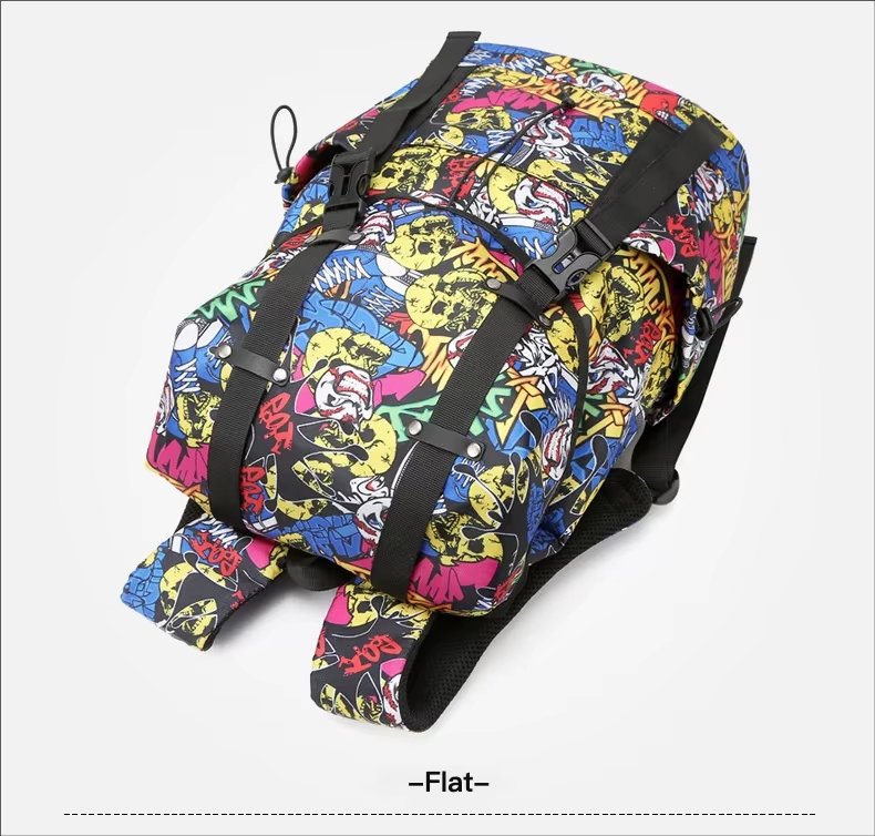 Modern Travel School Casual Oxford Roll Top Backpack product detail