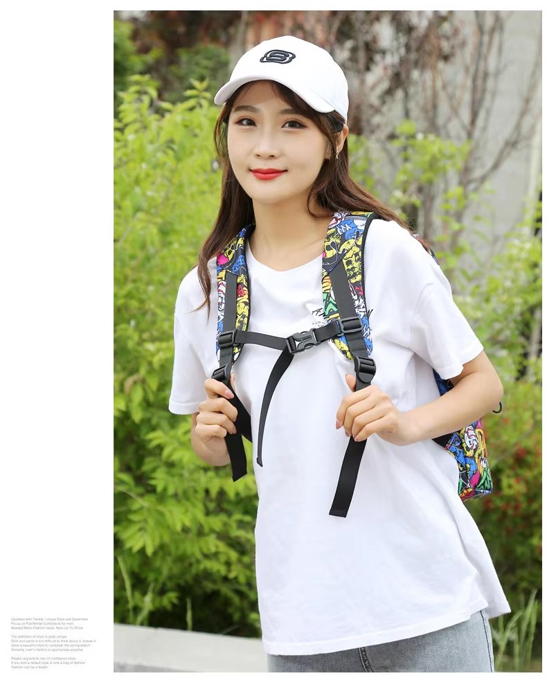 Modern Travel School Casual Oxford Roll Top Backpack product detail