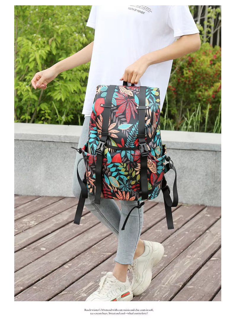 Modern Travel School Casual Oxford Roll Top Backpack product detail