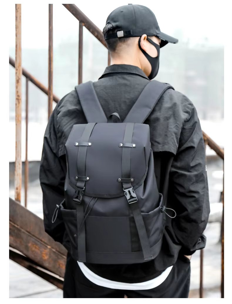 Modern Travel School Casual Oxford Roll Top Backpack product detail