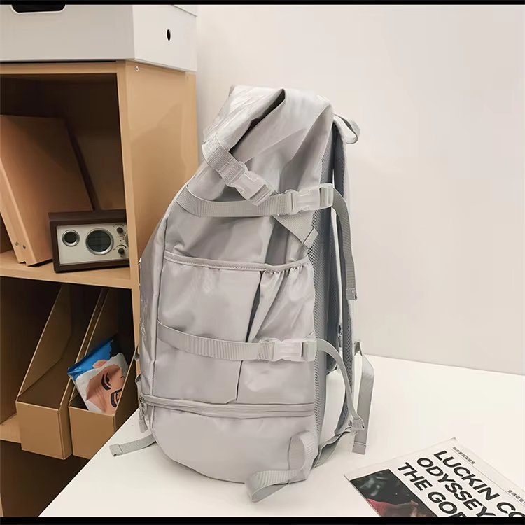 Modern Outdoor Travel School Casual Oxford Flap & Roll Top Backpack product detail