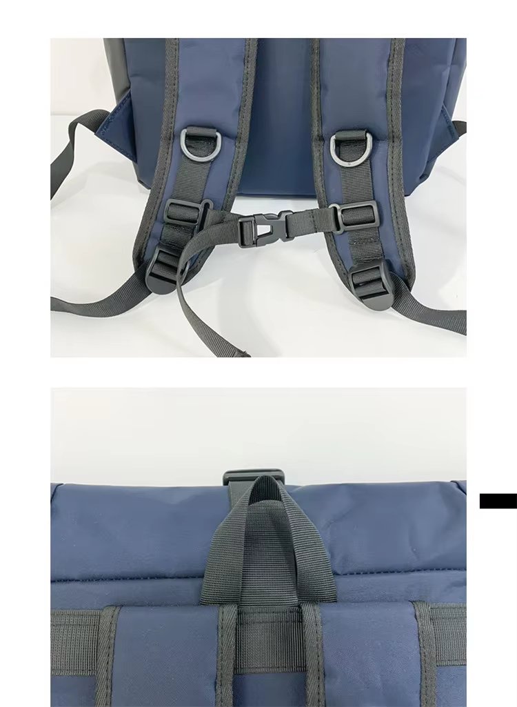 Modern Outdoor Travel School Casual Oxford Roll Top Backpack product detail