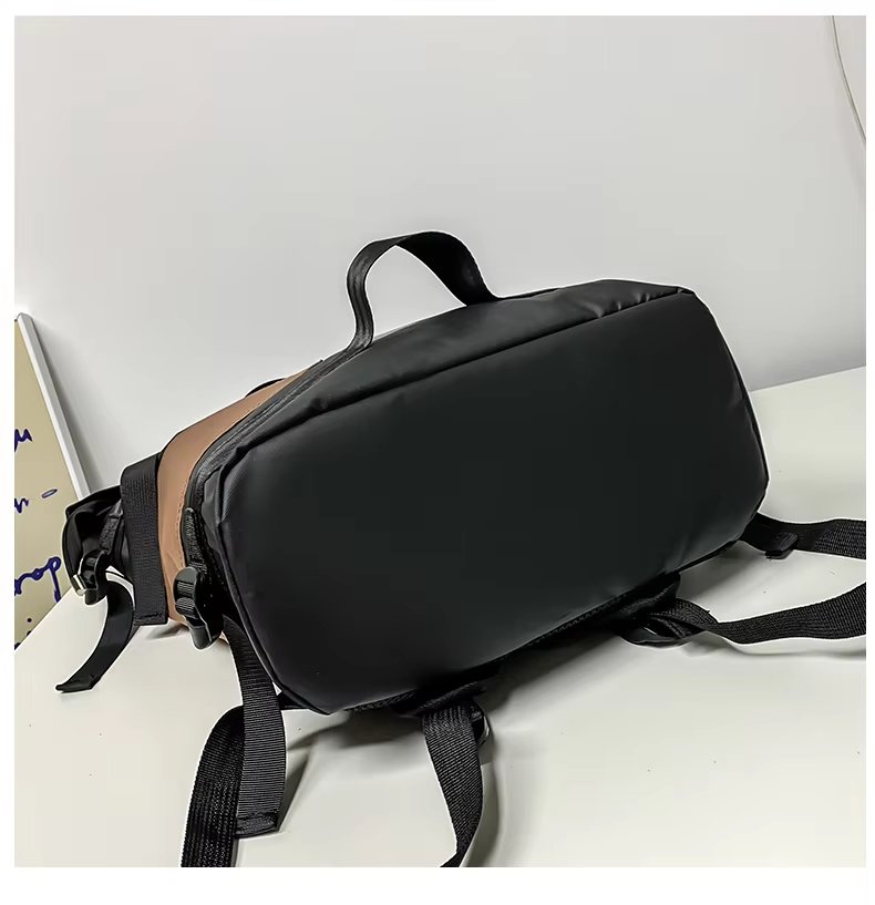 Water-Resistant Large Capacity Modern Outdoor Travel Oxford Roll Top Backpack product detail