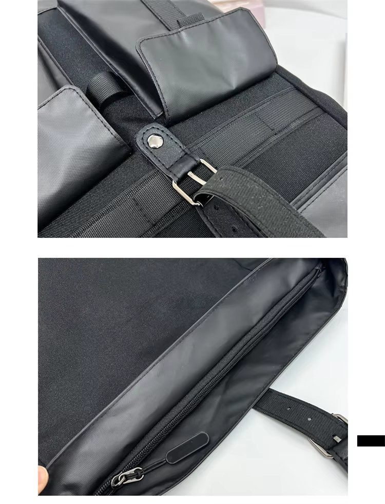 Large Capacity Modern Multi-Pocket Outdoor School Oxford Roll Top Backpack product detail