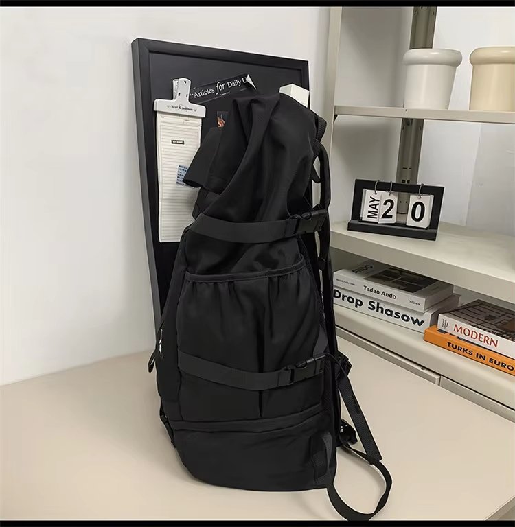 Water-Resistant Large Capacity Modern Outdoor Travel Oxford Roll Top Backpack product detail