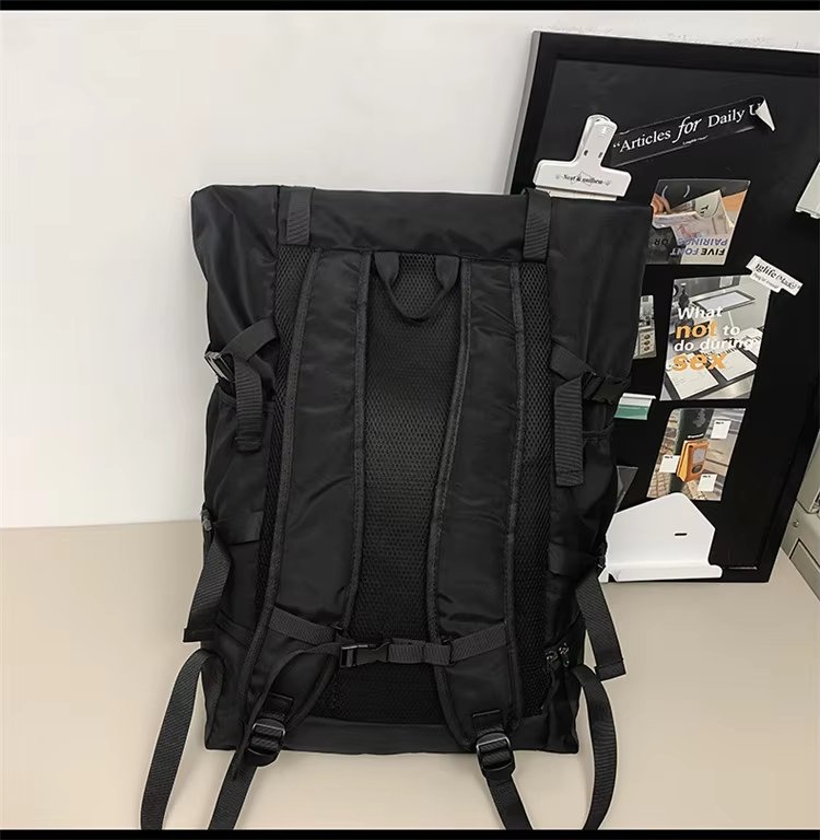 Water-Resistant Large Capacity Modern Outdoor Travel Oxford Roll Top Backpack product detail