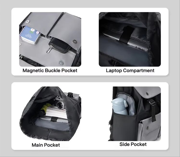 Anti-Theft Large Capacity Outdoor Travel School Oxford Laptop Backpack product detail