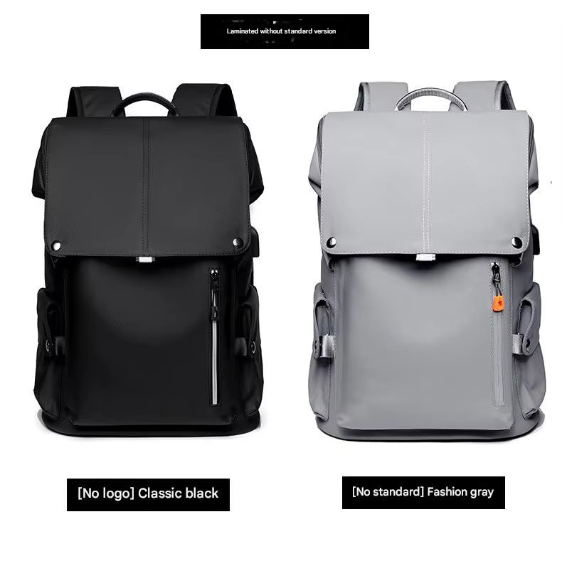 Water-Resistant Large Capacity USB Business Travel Oxford Laptop Backpack product detail