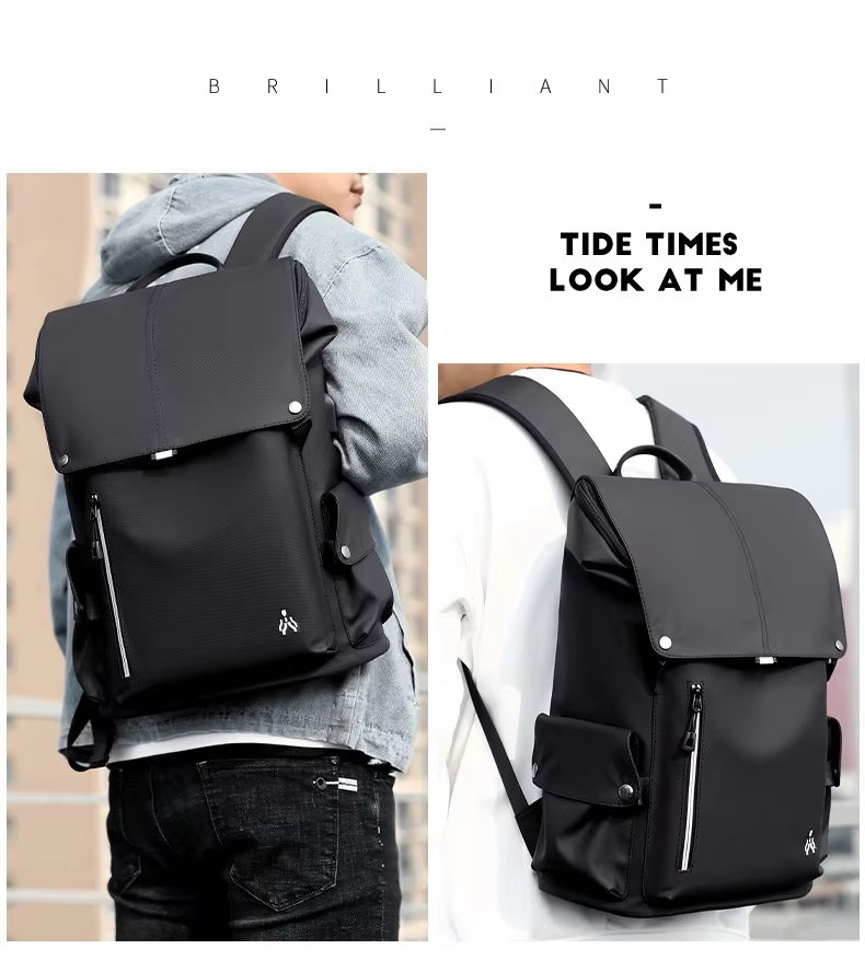 Water-Resistant Large Capacity USB Business Travel Oxford Laptop Backpack product detail