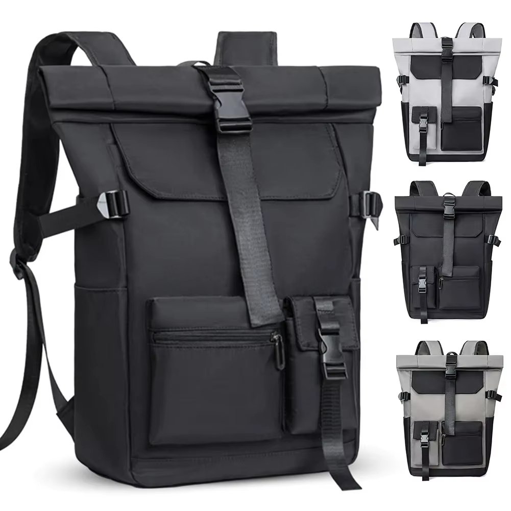Water-Resistant Large Capacity Outdoor Travel School Oxford Rolling Backpack product detail