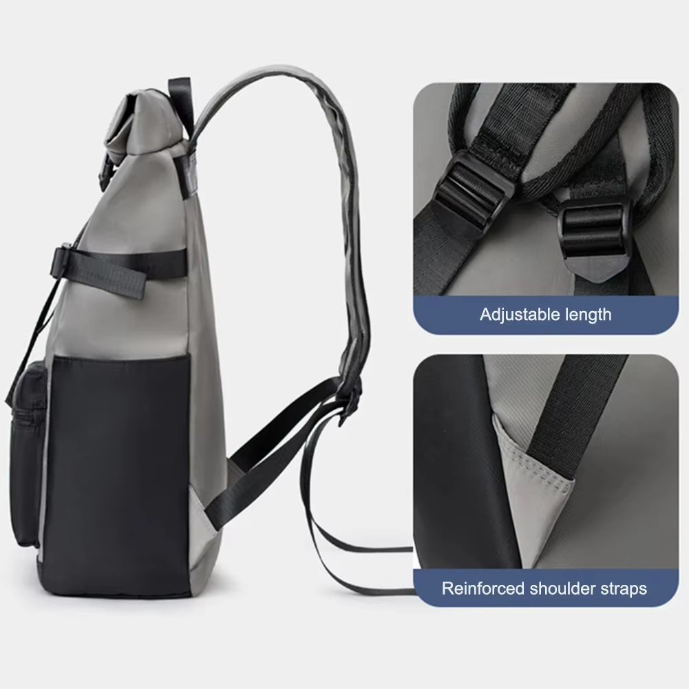 Water-Resistant Large Capacity Outdoor Travel School Oxford Rolling Backpack product detail