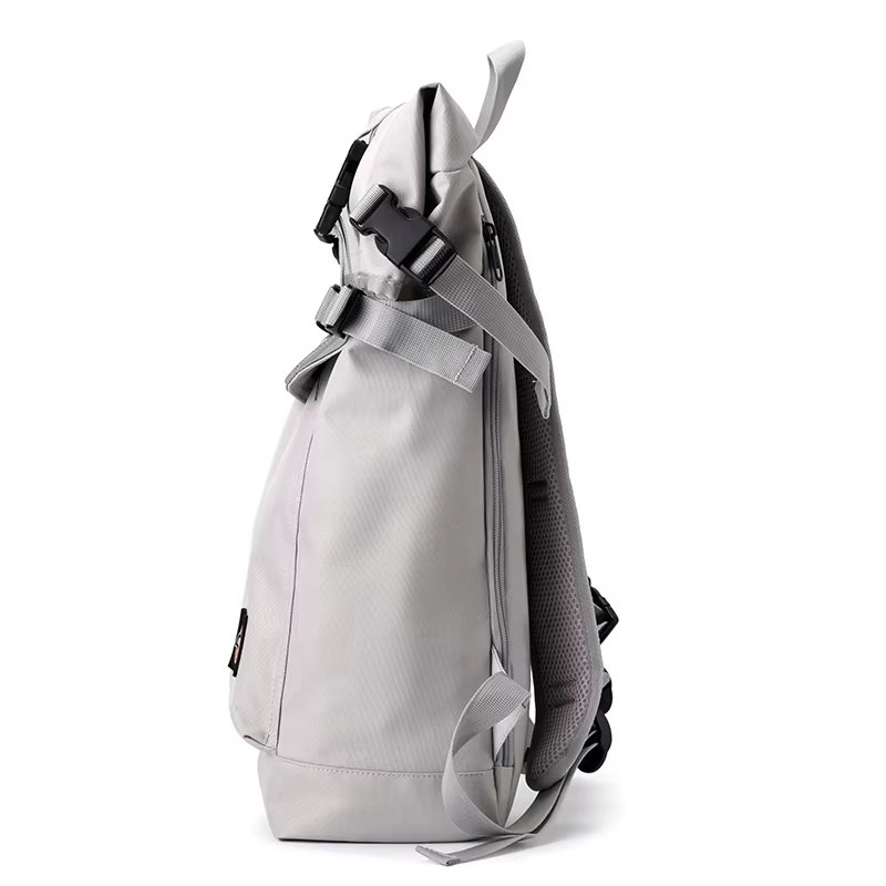 Water-Resistant Modern Outdoor Travel School Oxford Roll Top Backpack product detail