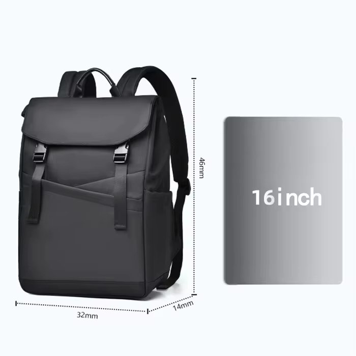 Water-Resistant Large Capacity Lightweight Travel School Polyester Laptop Backpack product detail