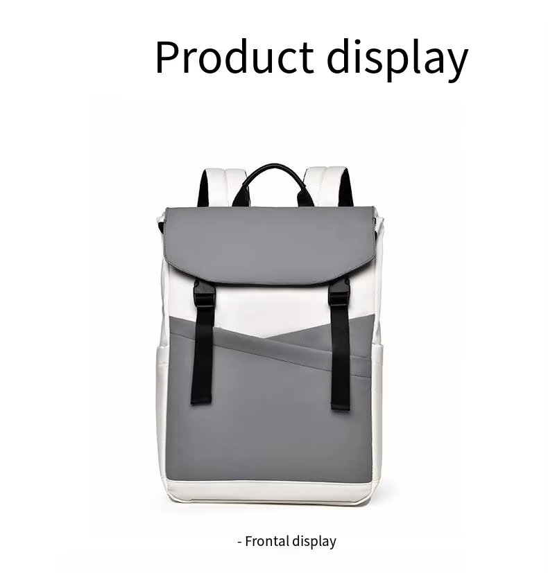 Water-Resistant Large Capacity Lightweight Travel School Polyester Laptop Backpack product detail