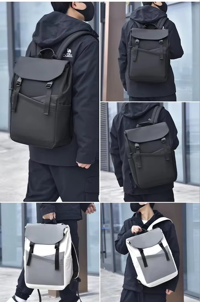 Water-Resistant Large Capacity Lightweight Travel School Polyester Laptop Backpack product detail