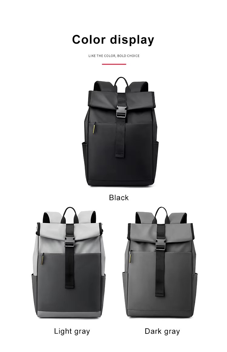 Expandable Travel School Nylon Rolling Backpack product detail