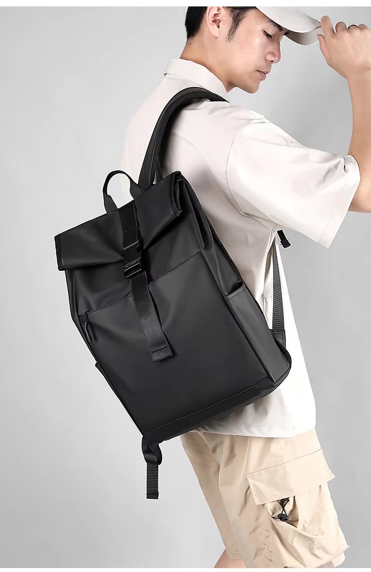 Expandable Travel School Nylon Rolling Backpack product detail