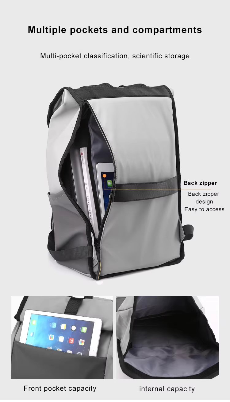 Expandable Travel School Nylon Rolling Backpack product detail