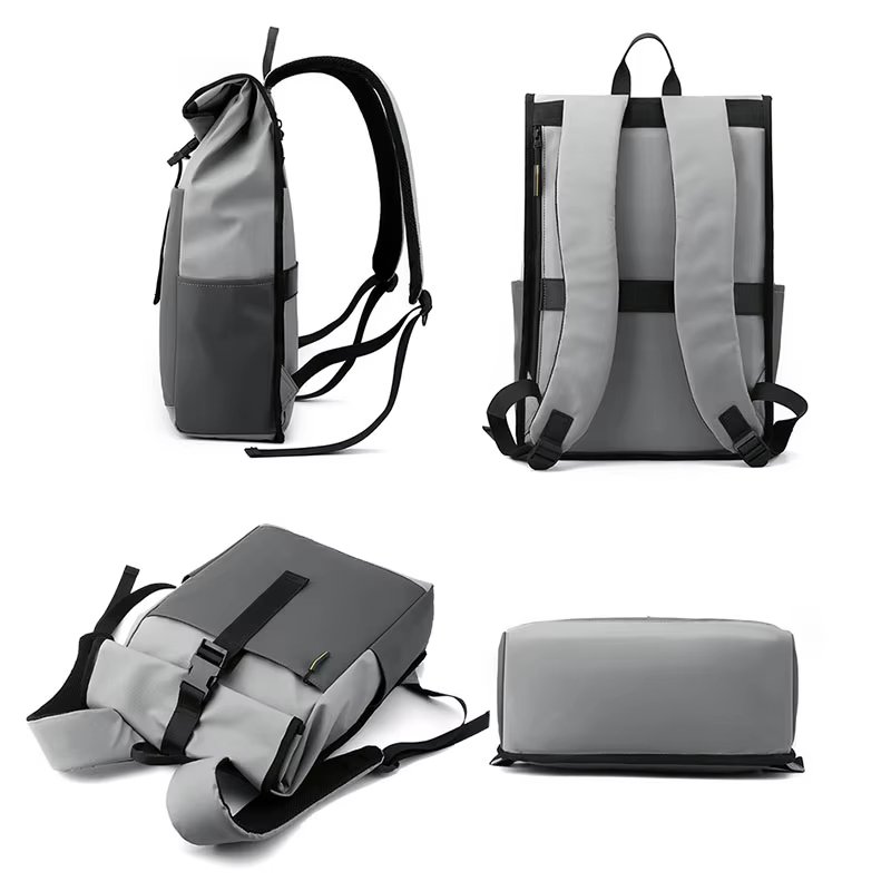 Expandable Travel School Nylon Rolling Backpack product detail