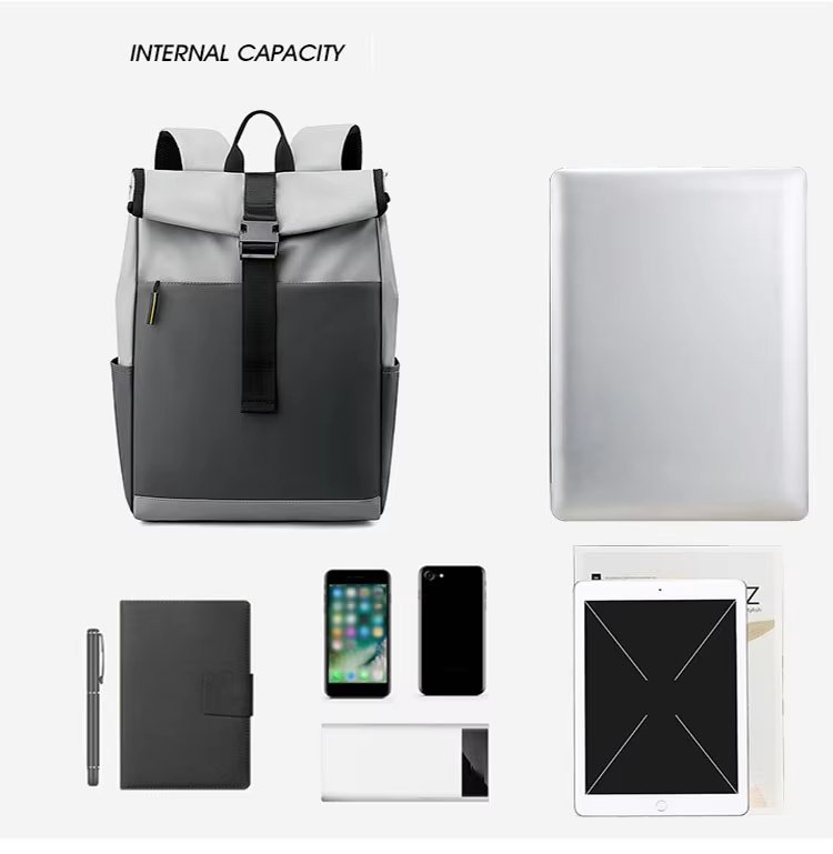 Expandable Travel School Nylon Rolling Backpack product detail