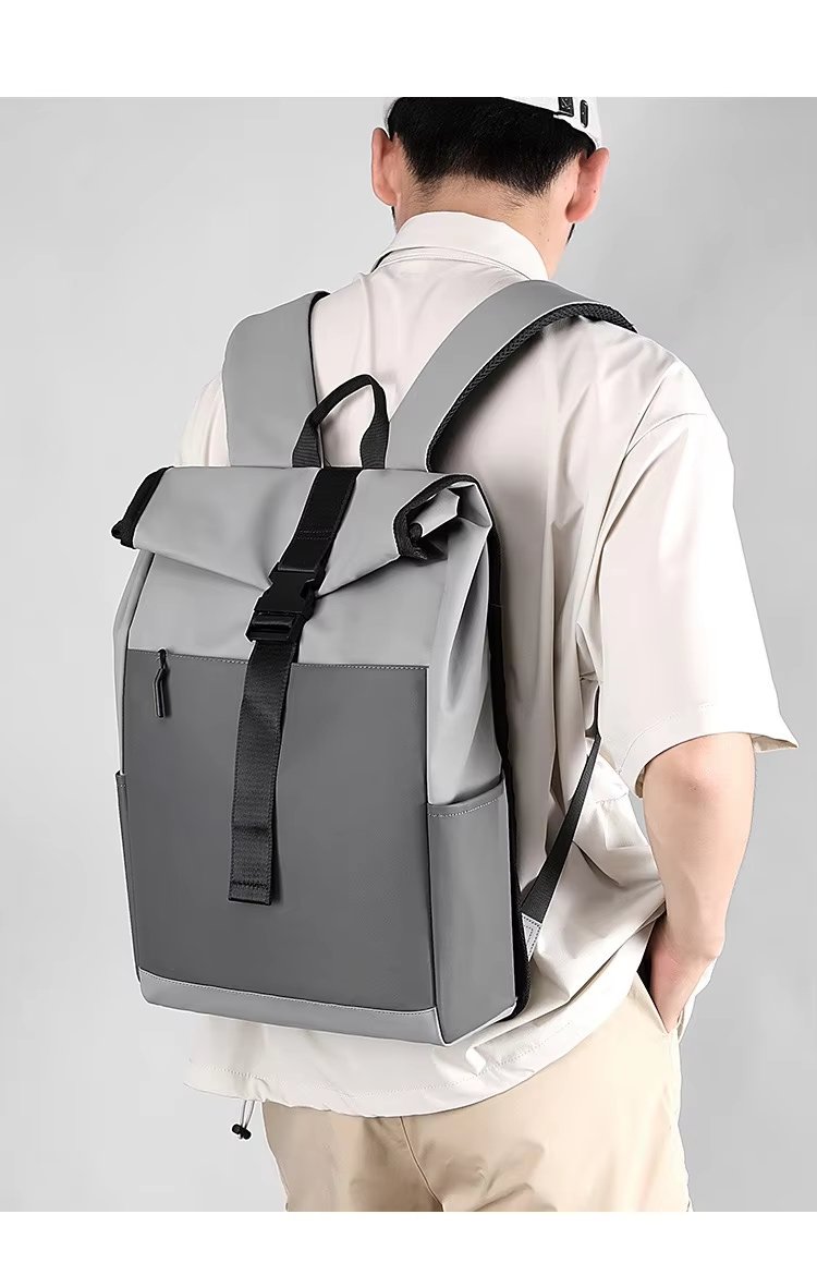 Expandable Travel School Nylon Rolling Backpack product detail