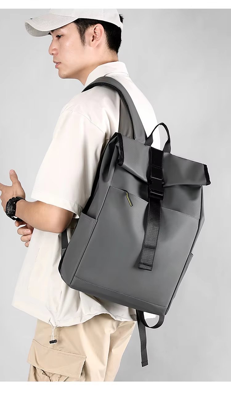 Expandable Travel School Nylon Rolling Backpack product detail