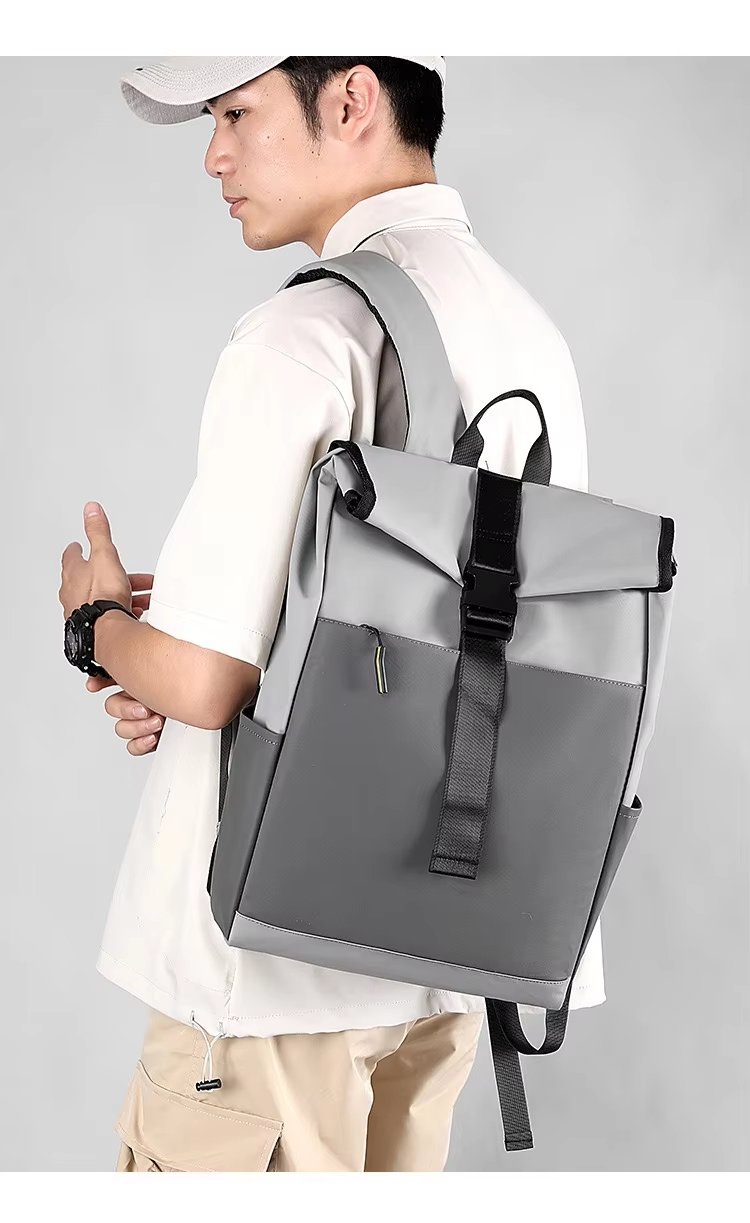Expandable Travel School Nylon Rolling Backpack product detail