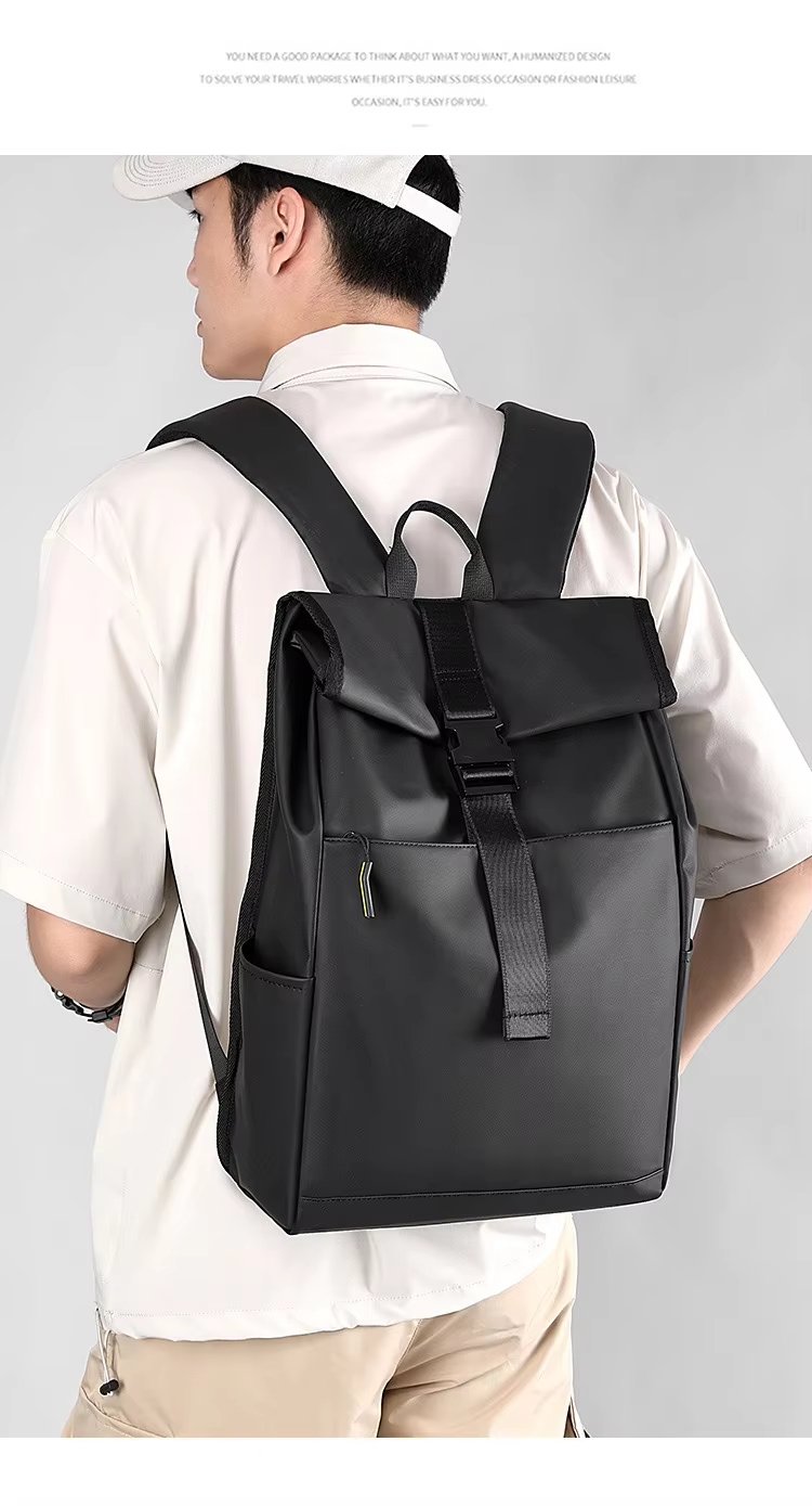 Expandable Travel School Nylon Rolling Backpack product detail