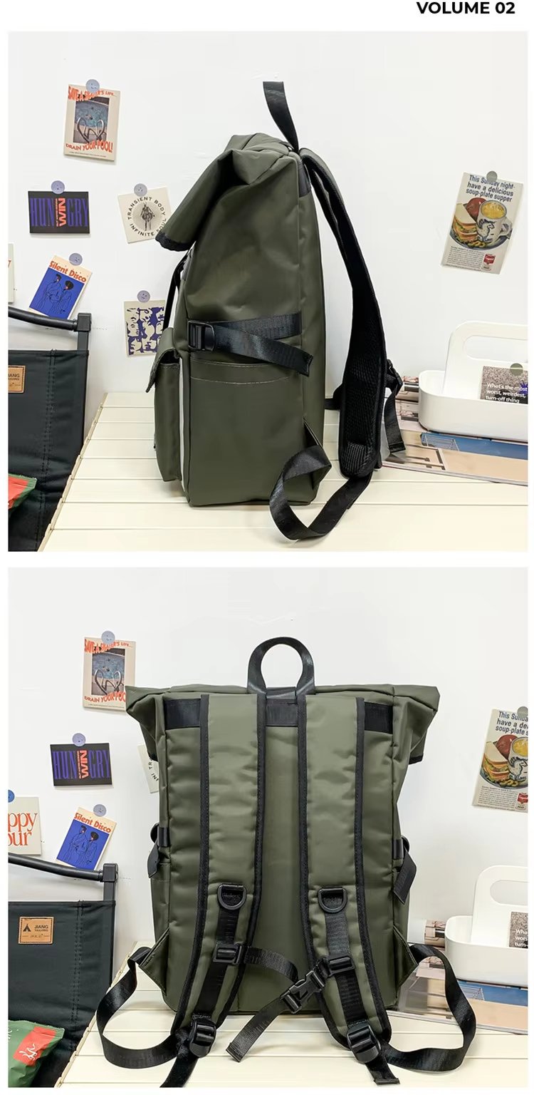 Water-Resistant Large Capacity Outdoor Travel School Oxford Rolling Backpack product detail
