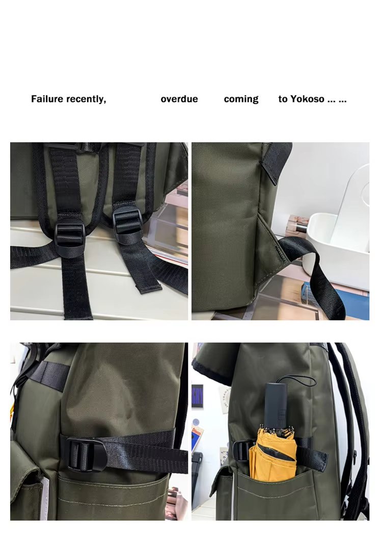 Water-Resistant Large Capacity Outdoor Travel School Oxford Rolling Backpack product detail