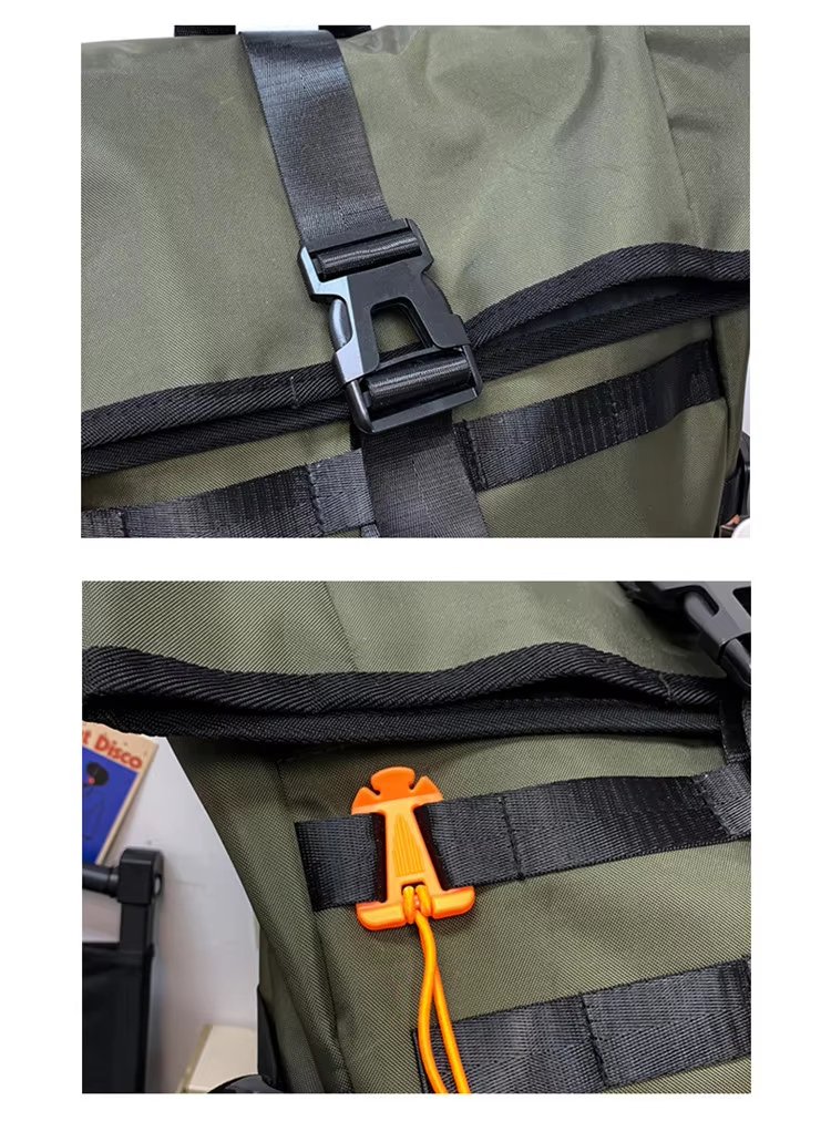 Water-Resistant Large Capacity Outdoor Travel School Oxford Rolling Backpack product detail