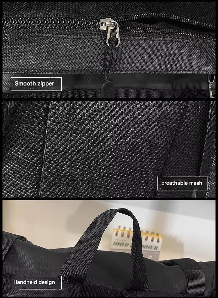 Water-Resistant Large Capacity Lightweight Modern Outdoor Oxford Roll Top Backpack product detail