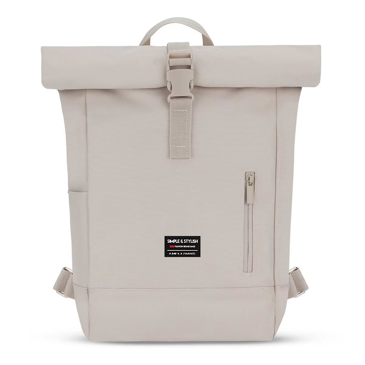 Water-Resistant Large Capacity Expandable Outdoor Travel Oxford Roll Top Backpack product detail
