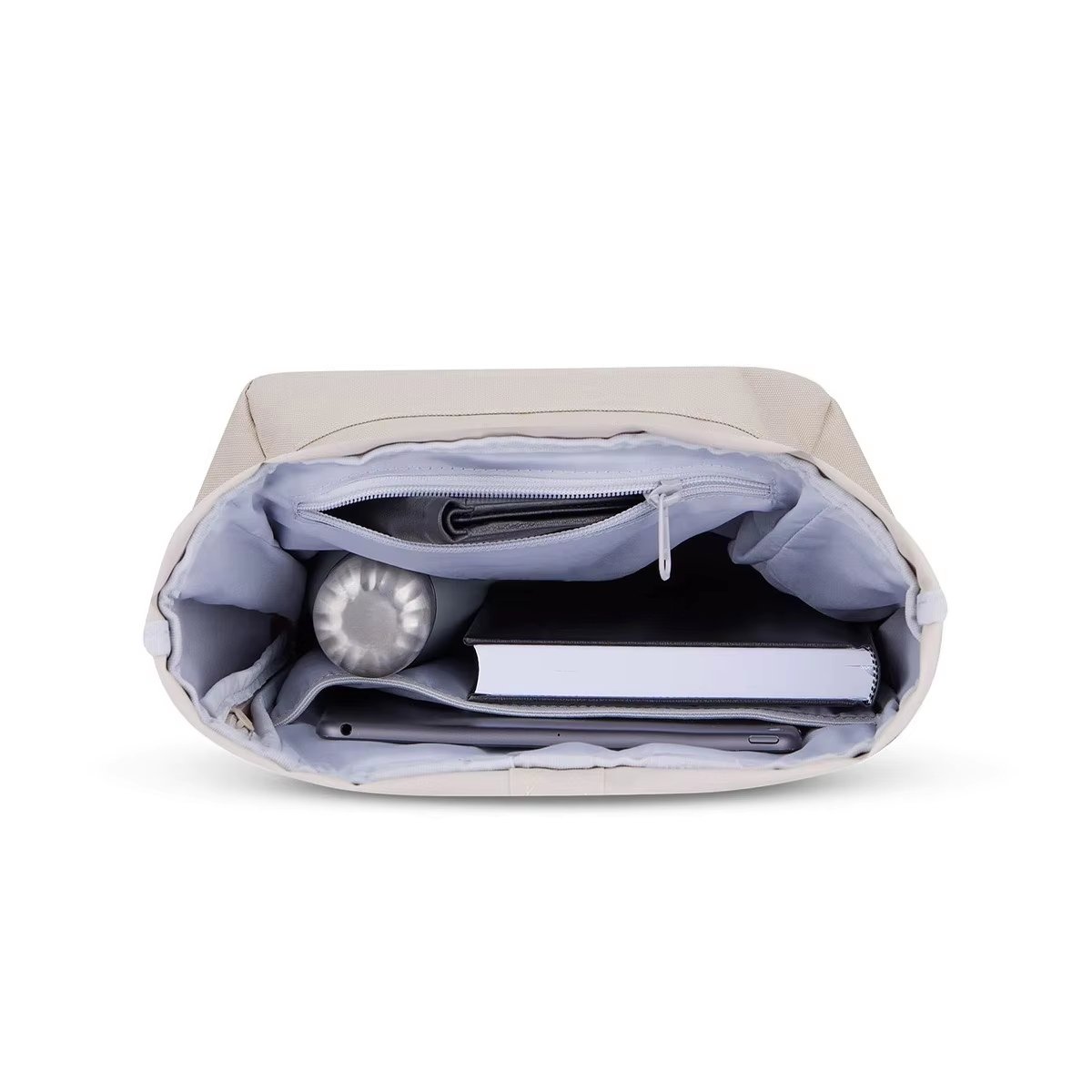 Water-Resistant Large Capacity Expandable Outdoor Travel Oxford Roll Top Backpack product detail
