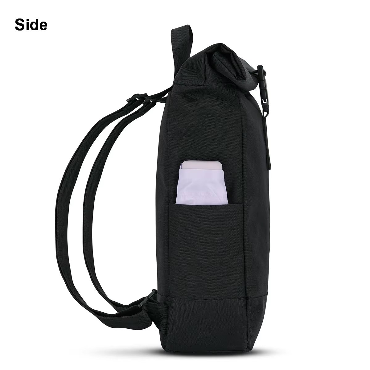 Water-Resistant Large Capacity Expandable Outdoor Travel Oxford Roll Top Backpack product detail