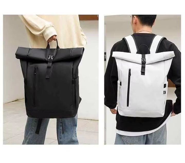 Water-Resistant Expandable Modern Travel School Oxford Rolling Backpack product detail