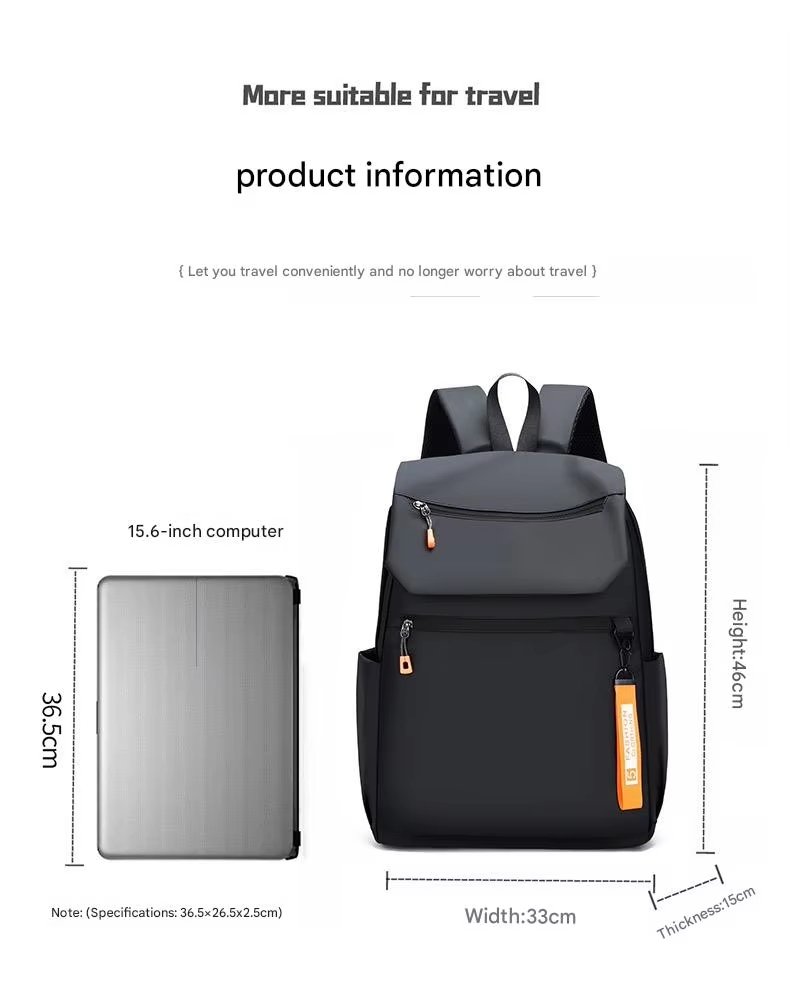 Water-Resistant Outdoor Business School Oxford Laptop Backpack product detail