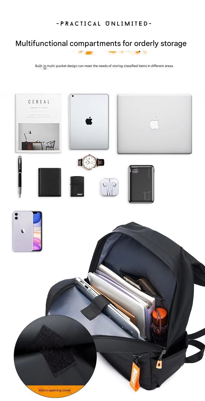 Water-Resistant Outdoor Business School Oxford Laptop Backpack product detail