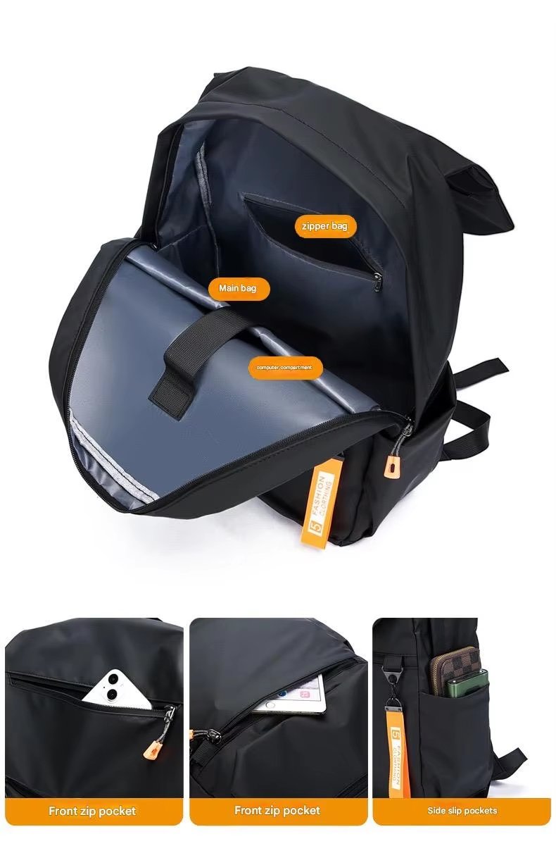 Water-Resistant Outdoor Business School Oxford Laptop Backpack product detail