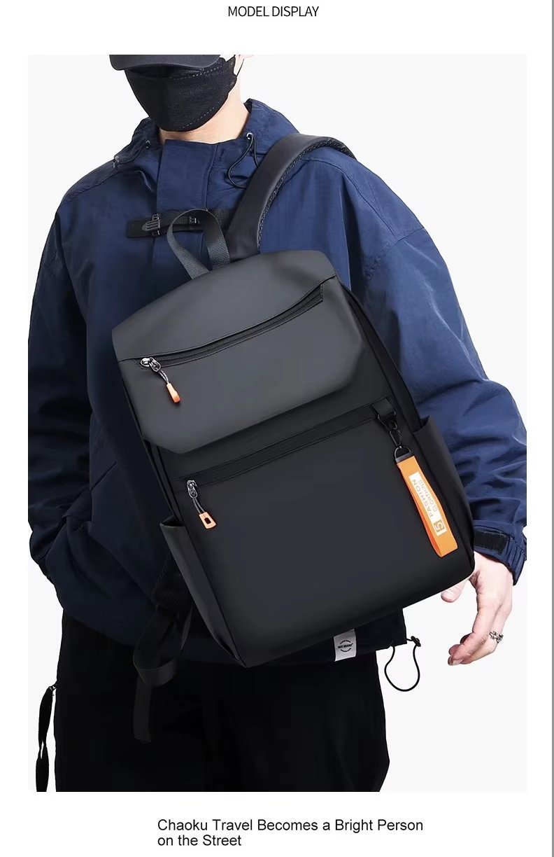 Water-Resistant Outdoor Business School Oxford Laptop Backpack product detail