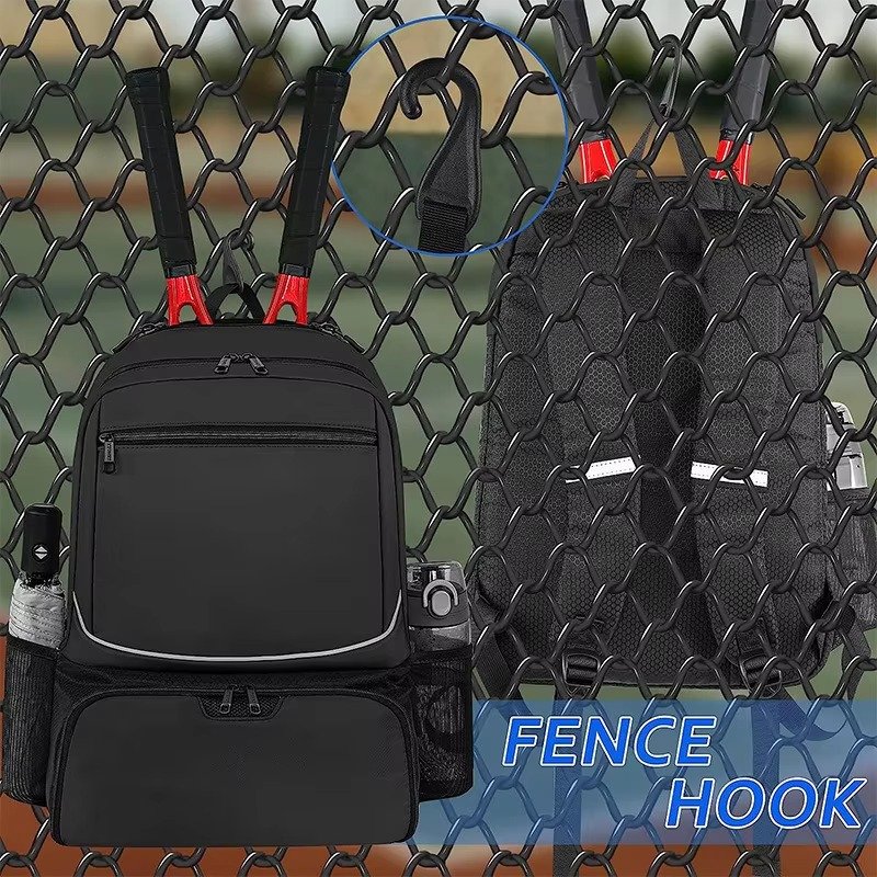 Designed 15l Sports Backpack Waterproof Storage Bag Tennis Pickleball Paddle Set Large Capacity Bag detail image