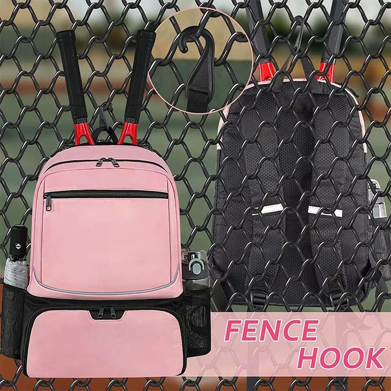 Designed 15l Sports Backpack Waterproof Storage Bag Tennis Pickleball Paddle Set Large Capacity Bag detail image