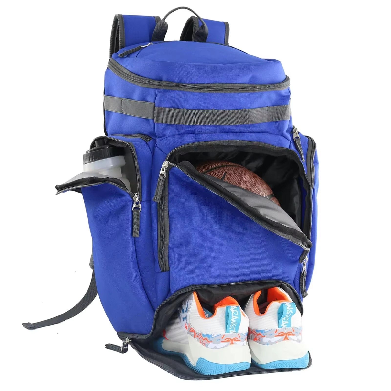Large Sport Backpack For Basketball Soccer Baseball Softball Volleyball with Waterproof Feature For Travel Gym Use detail image