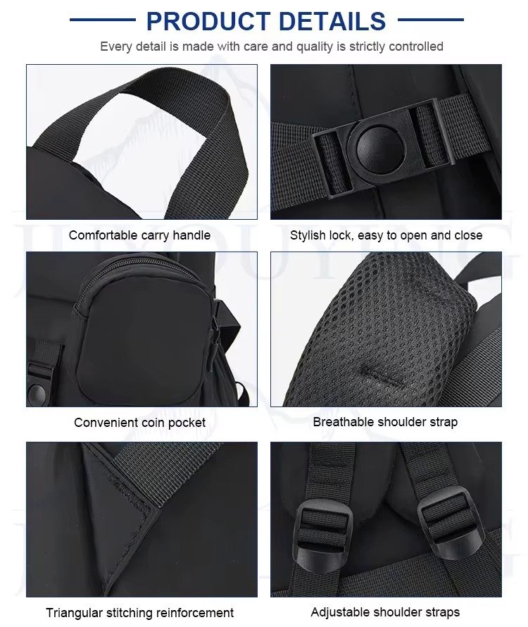 OEM Designer Large 15.6 Inch Waterproof Laptop Backpack Custom Computer Travel Bag For Students and Office Workers detail image