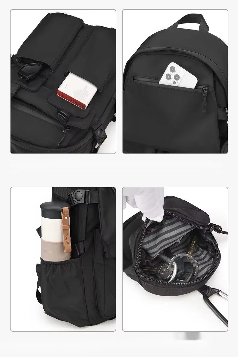 OEM Designer Large 15.6 Inch Waterproof Laptop Backpack Custom Computer Travel Bag For Students and Office Workers detail image