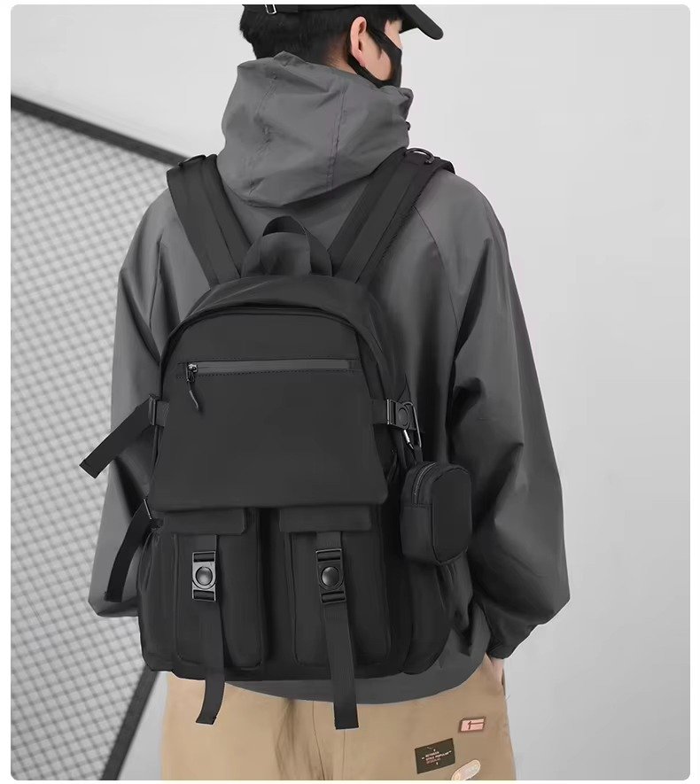 OEM Designer Large 15.6 Inch Waterproof Laptop Backpack Custom Computer Travel Bag For Students and Office Workers detail image