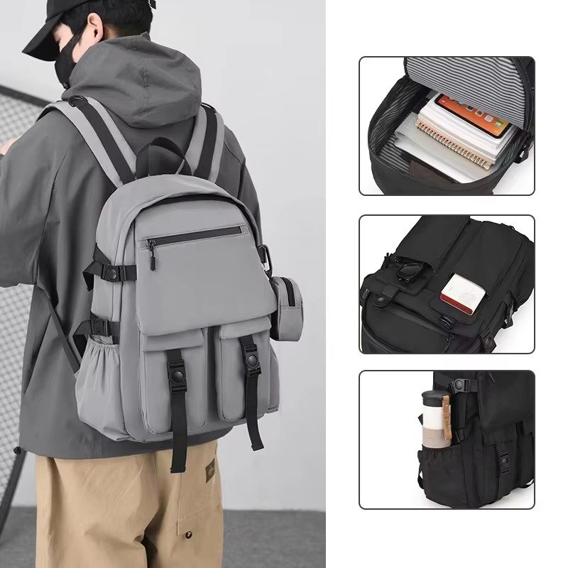 OEM Designer Large 15.6 Inch Waterproof Laptop Backpack Custom Computer Travel Bag For Students and Office Workers detail image
