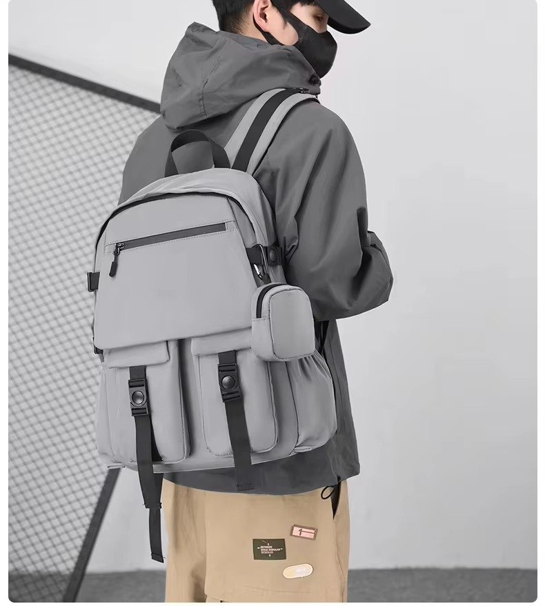 OEM Designer Large 15.6 Inch Waterproof Laptop Backpack Custom Computer Travel Bag For Students and Office Workers detail image